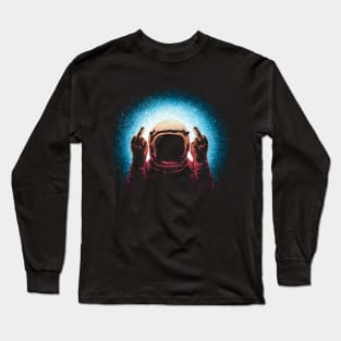 Negative Spaceman Long Sleeve T-Shirt